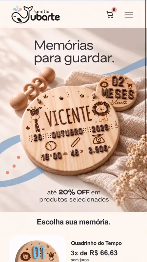 Apresentação do novo site da Família Jubarte